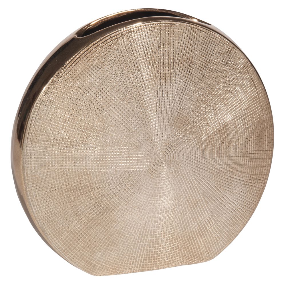 Vase en grès H 21 cm LUNAIRE COPPER