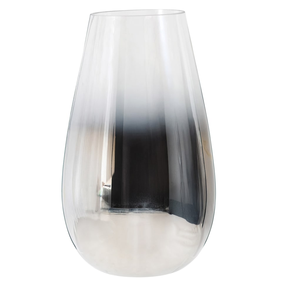 Vase en verre gris H25