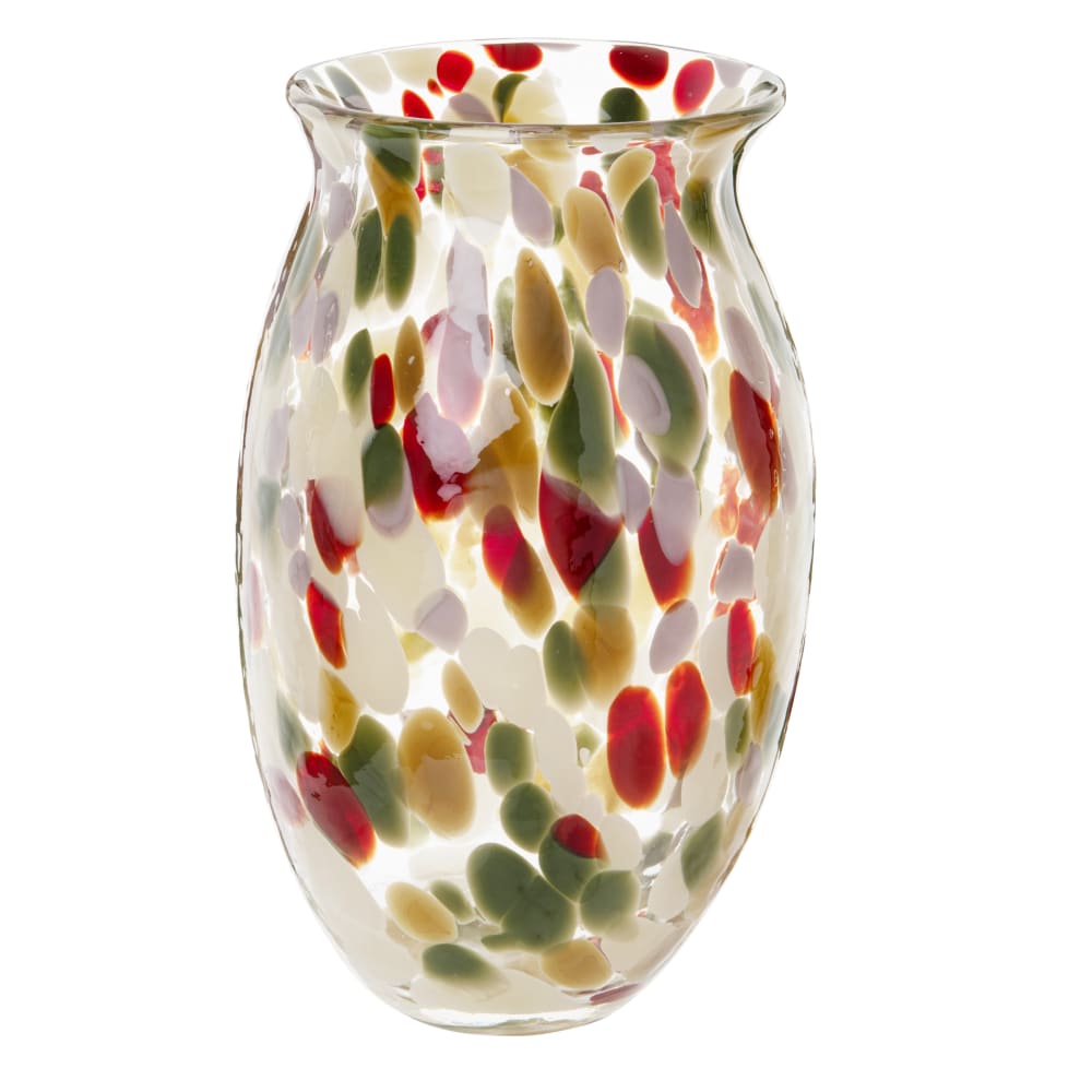 Vase en verre multicolore H31 — Beyit