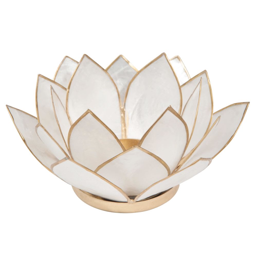 Vela de té LOTUS de acero