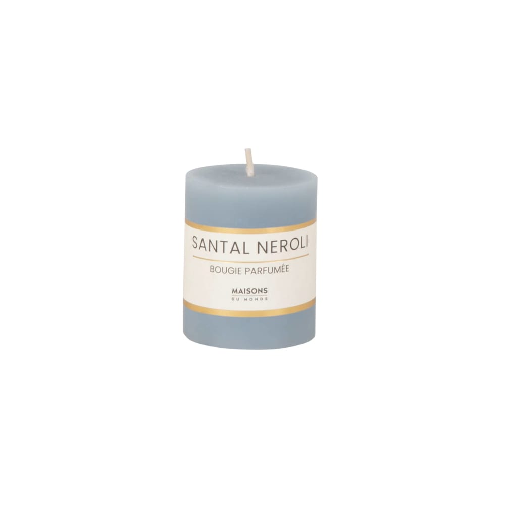 vela perfumada azul de 45x55 cm