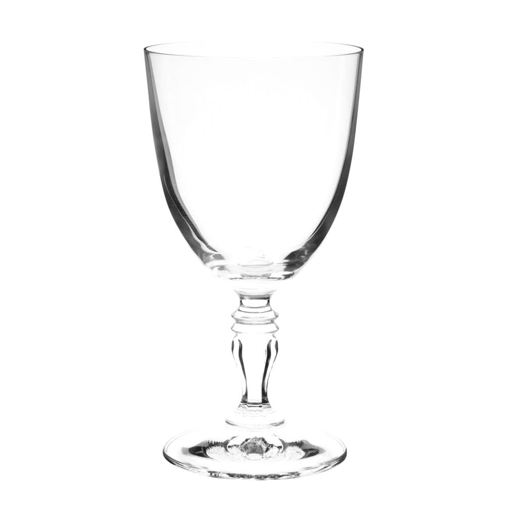 Verre à vin en verre transparent
