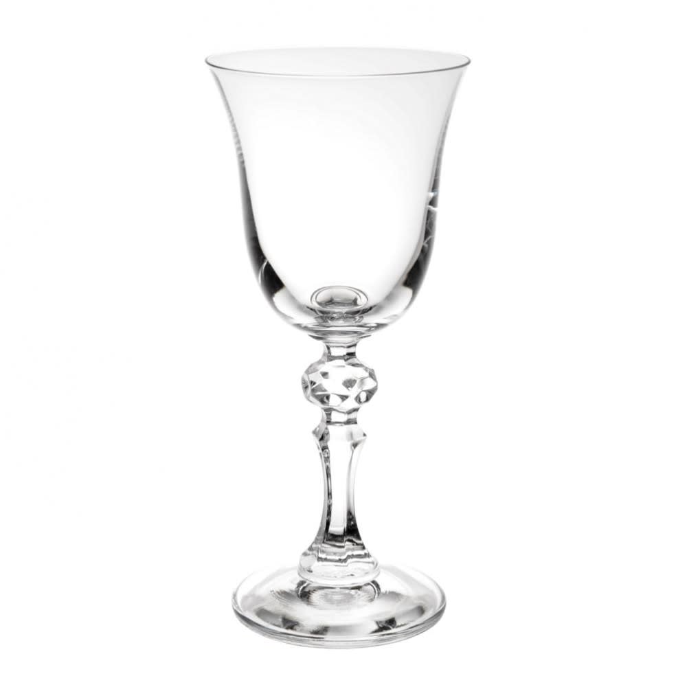 Verre à vin en verre transparent