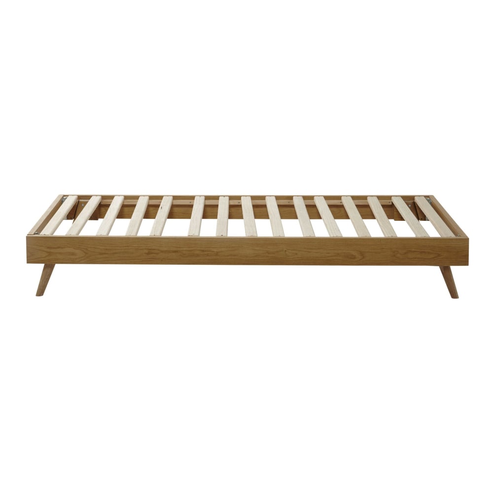 Vintage-Bett 90 x 190 cm mit Lattenrost - Maisons Du Monde