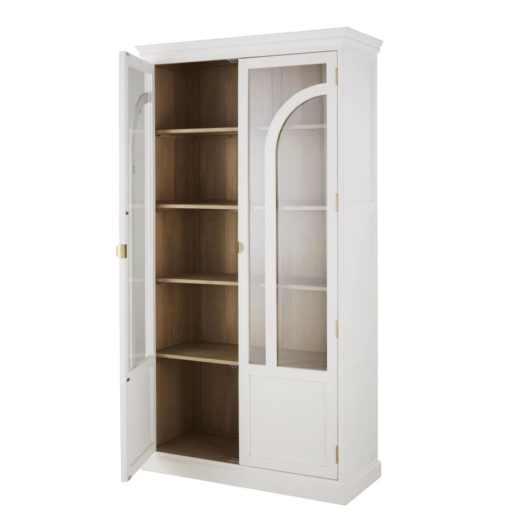 Vitrine mit 4 Türen, weiß - Maisons Du Monde