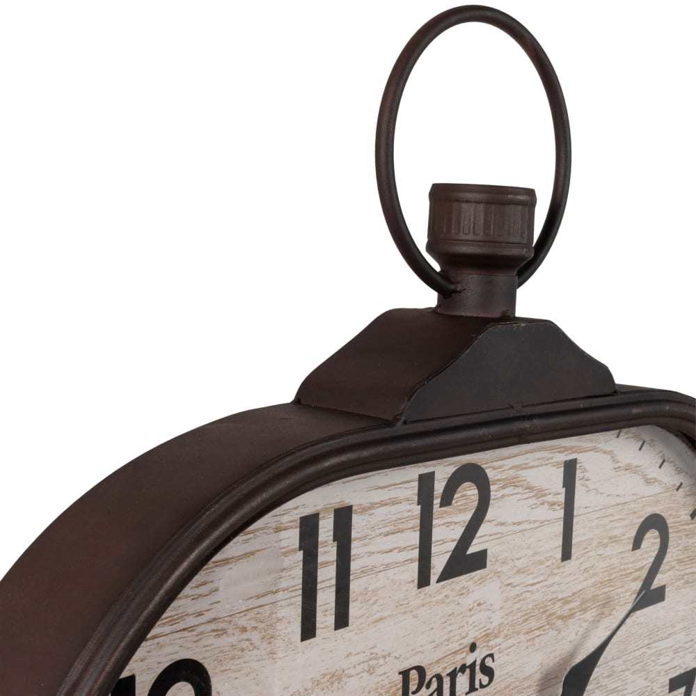 Wanduhr aus Stahl im Taschenformat, 60 x 64 cm - Maisons Du Monde