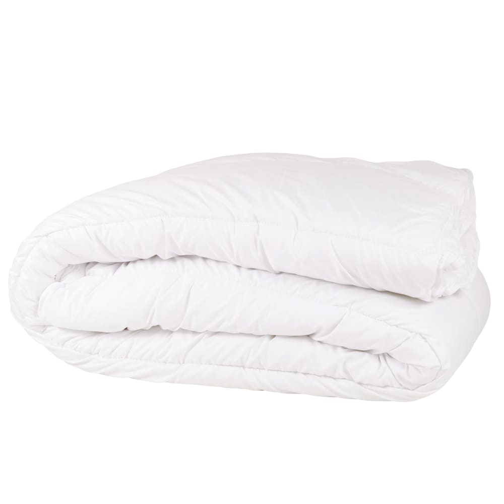 Witte gerecycleerde polyesterdeken 260x240 - Maisons Du Monde
