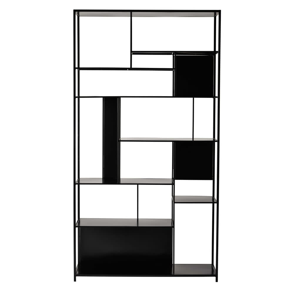 Zwarte stalen plank 107 cm - Maisons Du Monde