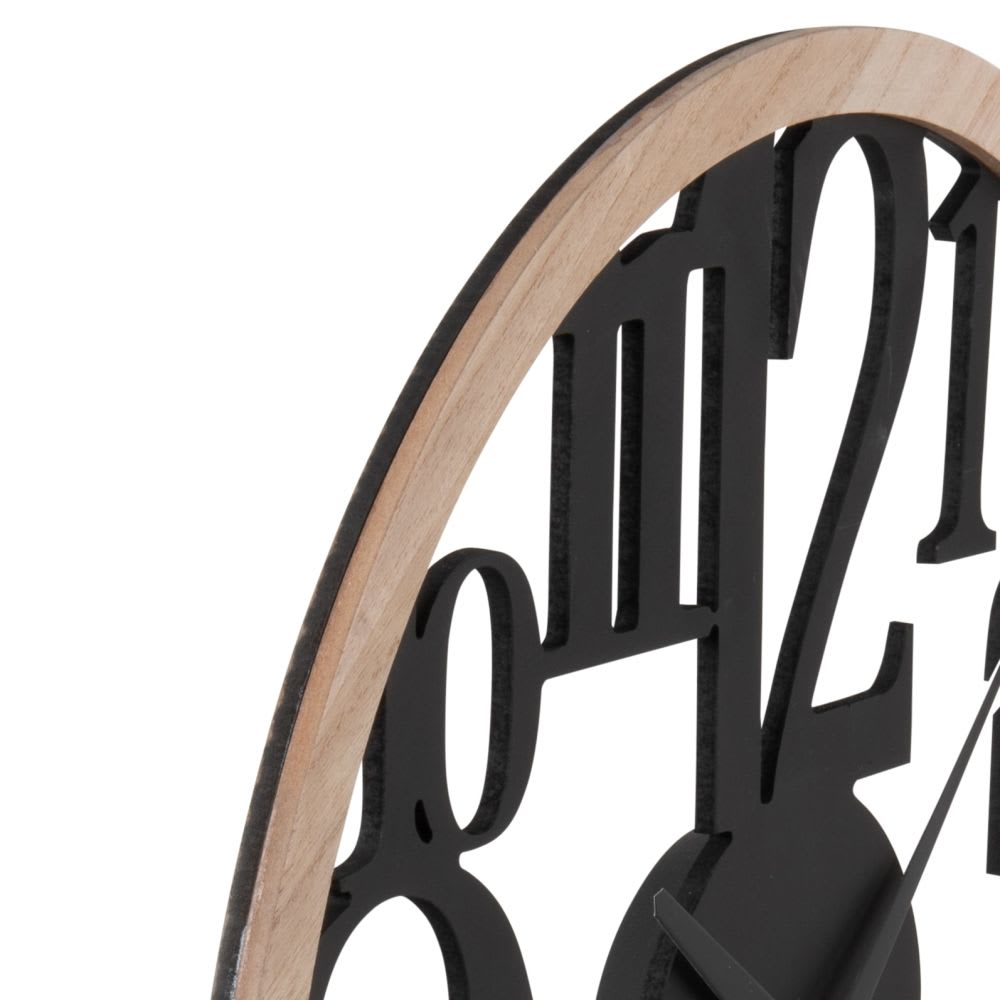 Zweifarbige Wanduhr, 50 cm Durchmesser - Maisons Du Monde