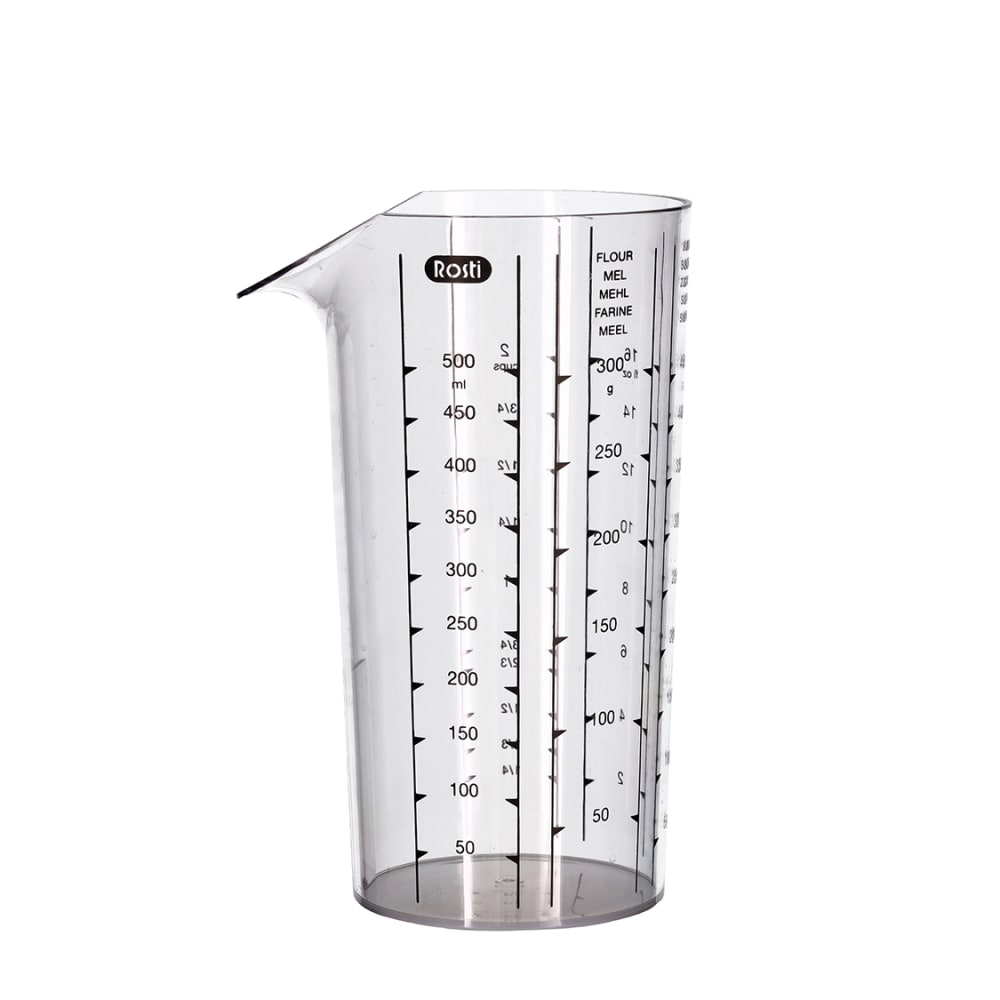 Pichet Gradué En Polycarbonate 1 Litre - Compatible Four & Micro-Ondes, Lavable Lave-Vaisselle, Bec Verseur