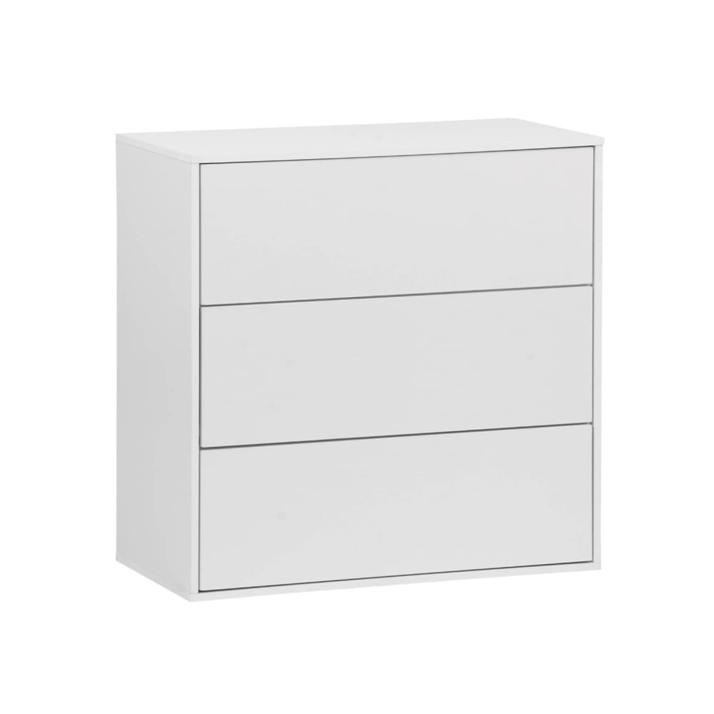Module Dressing Sweeek Blanc - 4 Tiroirs + Penderie (H180 L80 P45 Cm) - Neuf