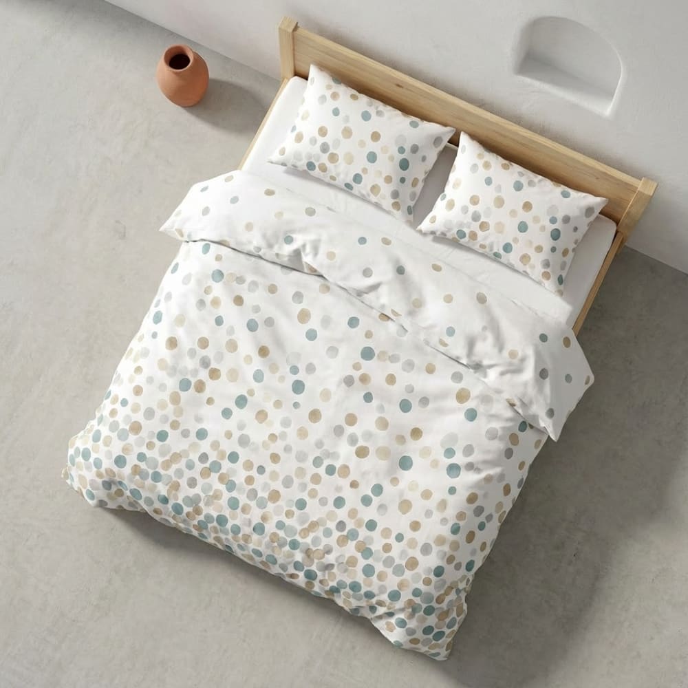 Set Copripiumino King Size Andency Terracotta, 3 Pezzi (260x228 Cm + 2 Federe 50x91 Cm), Trapuntato Boho Microfibra, Lavabile