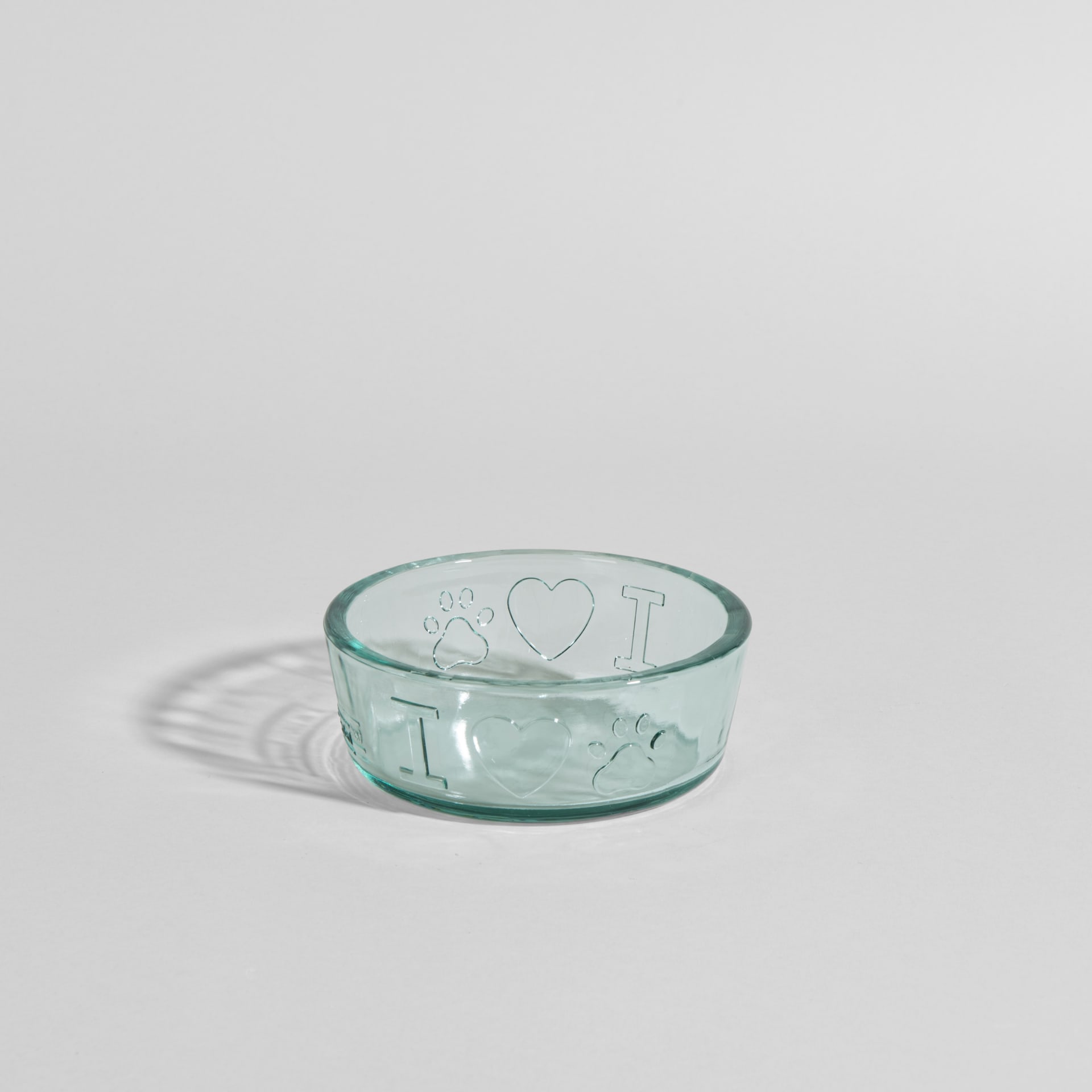 Kleine Schale aus klarem Recyclingglas Vera