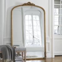 Lackierte Couchtisch in Khaki MDF, D80 cm Apoline | Maisons du Monde