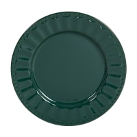 Assiette à dessert en porcelaine verte-Charlotte