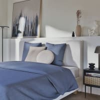 Sensei Maison Copripiumino Reversibile In Raso Di Cotone VERSALUXE – 260x240 Cm, Blu Marino - 3