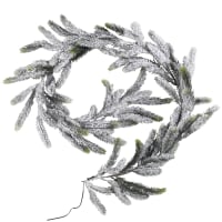 Ghirlanda Di Natale Artificiale Verde - 180 Cm, Per Interni Ed Esterni, Decorazione Per Camino, Porta, Giardino