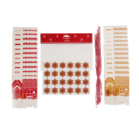Ginger Ray Calendario dell'Avvento in legno bianco e oro che si illumina