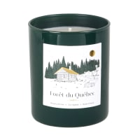 Duftkerze in weißem und goldfarbenem Keramikgefäß, 180g