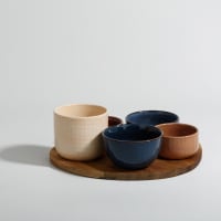 Lot De 3 Coquetiers Céramique Style Lapin – Vert, Blanc, Rose – Parfaits Pour Petit-Déjeuner & Décoration Pâques