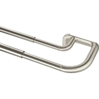 Umbra Cappa – Tringle à Rideaux Double Extensible 168-305 Cm En Acier Laiton – Design Moderne Minimaliste Avec Embouts Et Supports Inclus