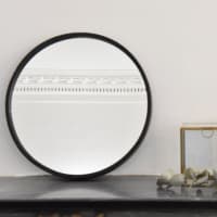 Miroir Rond 60 X 60 Cm Avec Cadre En Métal, Grand Miroir De Salle De
