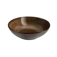 Piatto di insalata e pasta (x6) in arenaria bronzo-Feeling bronze