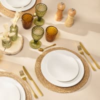 Estuche De 3 Platos Llanos Hermès En Contrepoint - Gris | Hermès España