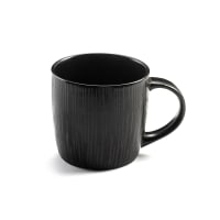 Tazze da caffè e tè (x6) in arenaria nero-Magma noir