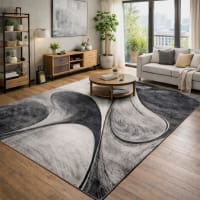 Tapis Carré LYN8 BELOR 3 – 100x100 Cm – Unamourdetapis – Abstrait