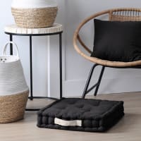 Coussin De Sol STOF – Soleia – Coton – Couleur Moutarde – 40 Cm – Neuf