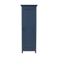 Armoire Vestiaire HOMCOM - Métal Industriel - 3 Étages + Tringle - 43x50x180 Cm - Noir - Rangement Compact
