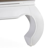 Capanno da giardino con 2 ripiani e 2 porte in legno marrone e bianco