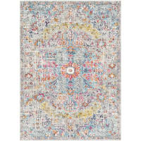 Alfombra vintage oriental multicolor/gris 160x220-Lou
