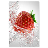 Ceanothe Tableau Sur Verre Bol D'Épice 30x30 Cm - Impression HD Brillante, Fabriqué En France