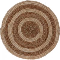Set de table rond tressé fibres naturelles D38-FIBRE