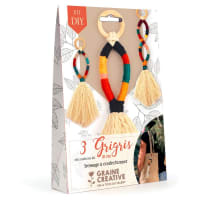 Coffret DIY je crée mes grigris colorés en coton cablé-GRIGRIS