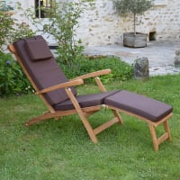Matelas Pour Bain De Soleil - Déhoussable, Tissu Déperlant - Dimensions 190x62 Cm