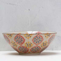 Saladier en manguier mira orange 33 cm PD21013