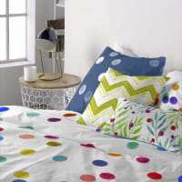 Homescapes Federa Per Cuscino 100% Cotone A Quadretti Blu E Bianco, 60x60 Cm, Tessuta A Mano In India, Lavabile In Lavatrice