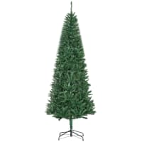 YITAHOME Sapin De Noël Artificiel Étroite 182 Cm Avec 200 LED, Environ 700 Pointes, Sapin Réaliste Avec Cadre Pliant Et Support En Métal, Montage Rapide Pour Maison Et Magasins, 182 X 65