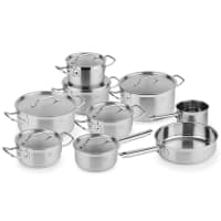 Stérilisateur Bocaux 85 L Inox - Pour 24 Bocaux 1 L - Faitout Fruits De Mer - 45x65 Cm