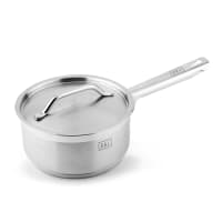MENASTYL Marmite 17 L Inox Avec Couvercle Verre – Grande Casserole XXL Tous Feux Dont Induction