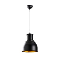 HOMSFOU Schwarzer Metall-Lampenschirm – Moderner Kronleuchter-Ersatzschirm, 22x22x17 Cm, Für Wohnzimmer & Küche