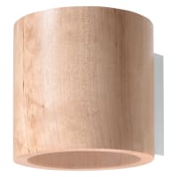 Lampada da parete naturale legno-Orbis