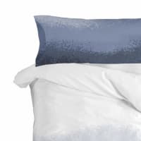 Homescapes Federa Bleu givré 100% cotone biologico 400 fili 80 x 80 cm | Leroy Merlin