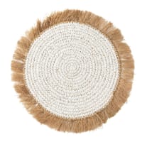 Set de table en jacinthe d'eau blanc naturel-2025_summer