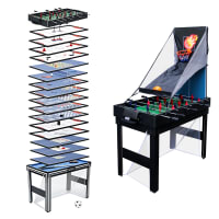 Table multi-jeux 20 en 1 noir