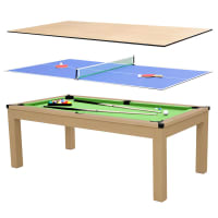 Table multi-jeux convertible, 8-10 personnes-Stan