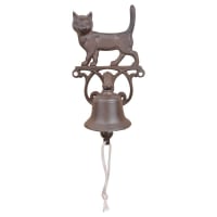 Cloche D'entrée Oiseau En Fonte – La Grande Prairie – 9x11x24cm – Neuve